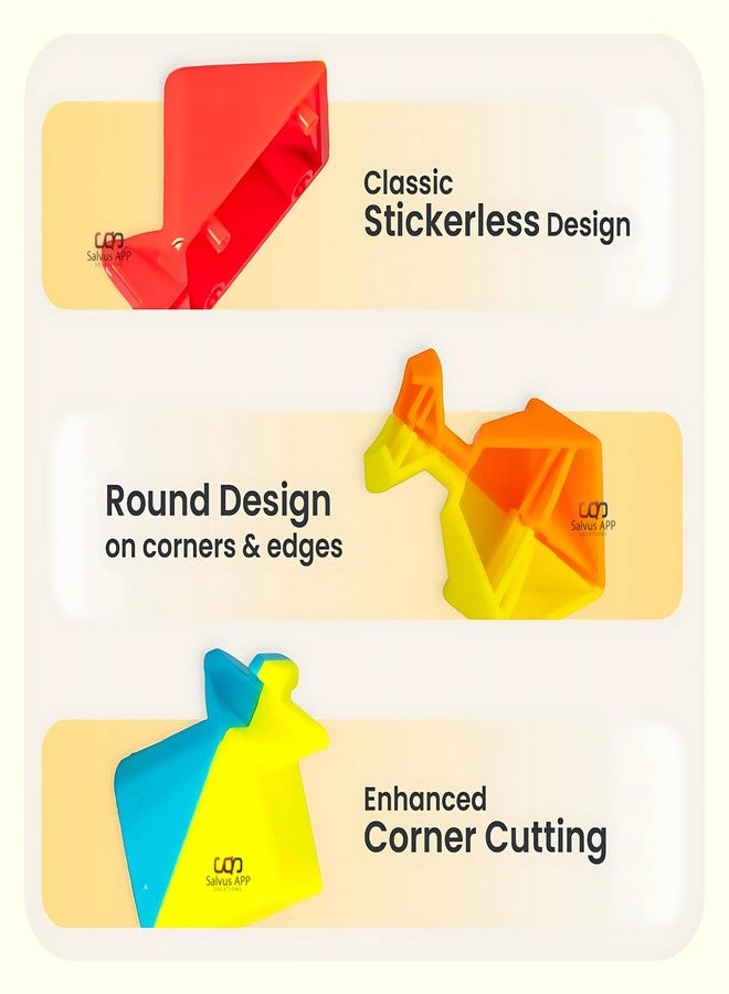 Salvus APP SOLUTIONS 3x3x3 Speed Cube Set of 2 - Stickerless Smooth Puzzle Toy for Kids & Adults | Fast Turn Brain Teaser for Age 5+, Beginners & Return Gifting - Image 5